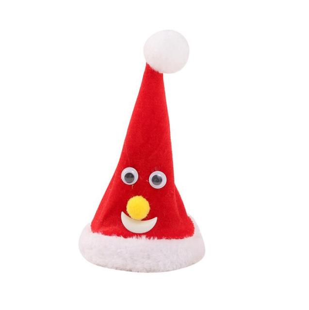 Fun Festive Santa Tree Hat Ornament