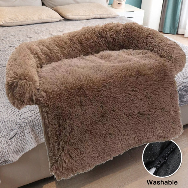 Big Pet Fleece Couch Protector Bed