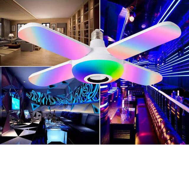 Vibrant Portable Speaker with LED Mood Light