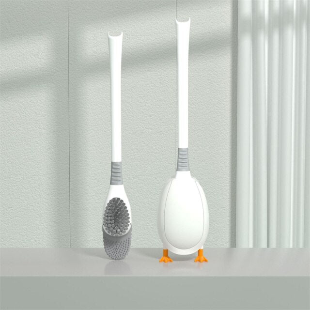 Flexible Rubber Duck Bath Cleaning Brush