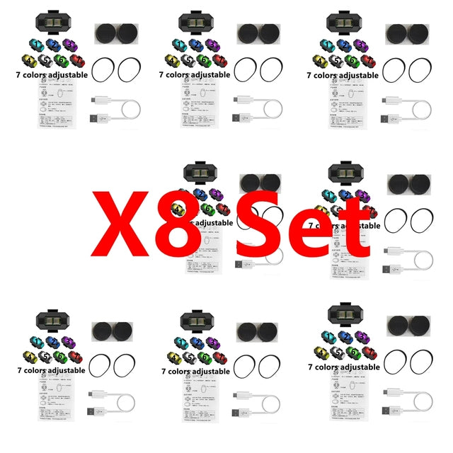 Bright LED Bike Warning Strobe Lights