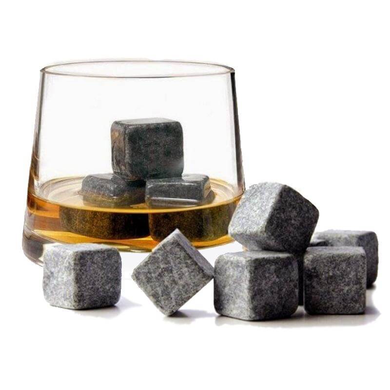 Premium 9pc Whiskey Stone Set Home Bar Essentials - Pexav