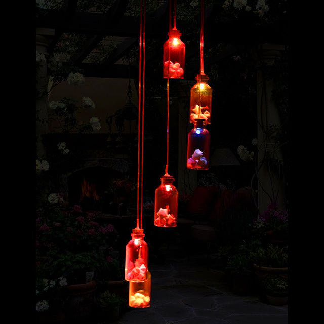 Colorful Solar Powered Garden Lamp