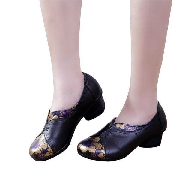 Classic Comfortable High Heel Ankle Shoes