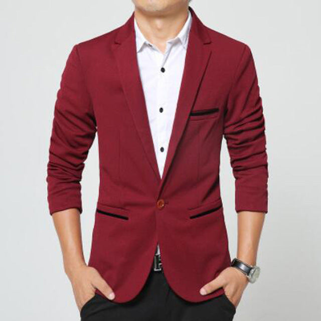 Smart Formal Mens Blazer Jacket