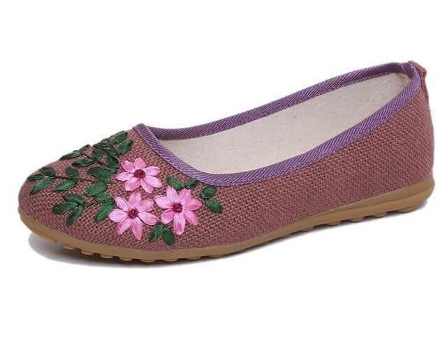 Classic Ballet Style Flat Shoes