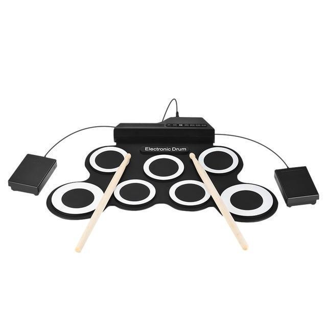 Compact Folding Digital Drum Kit Set