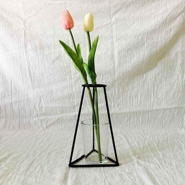 Beautiful Metal Floral Vase