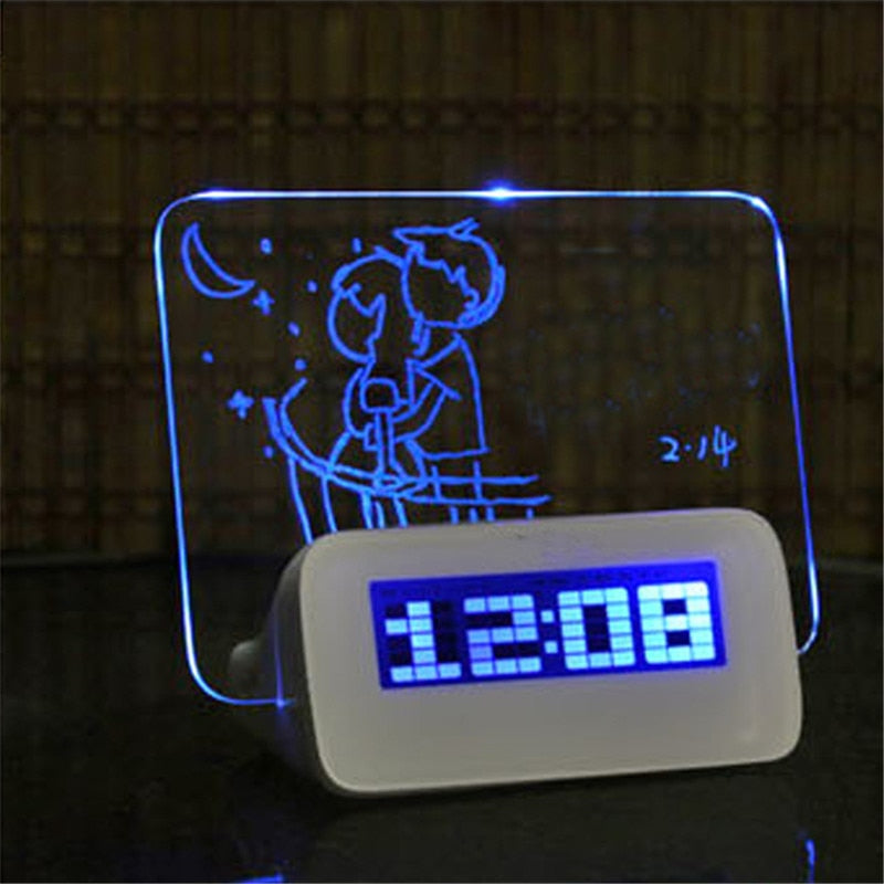 Large LED Display USB Alarm Clock - Pexav