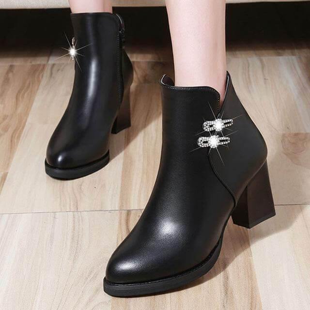 Elegant Women's Tall Heel Boots