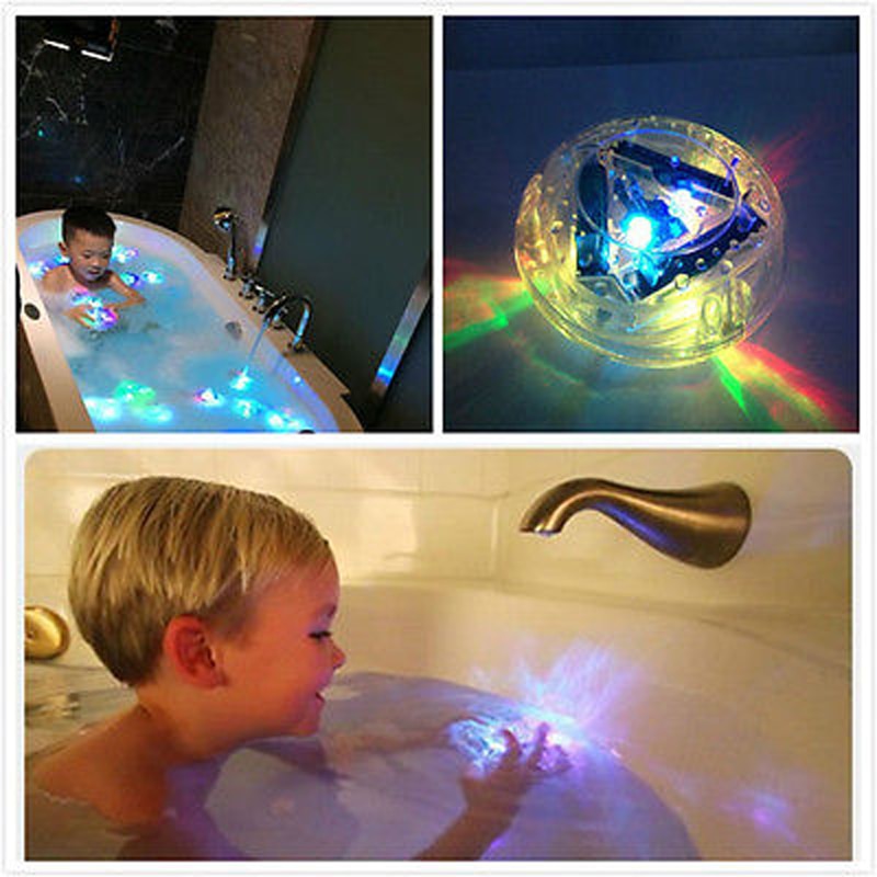 Colorful Bathroom Disco Ball Lights - Pexav