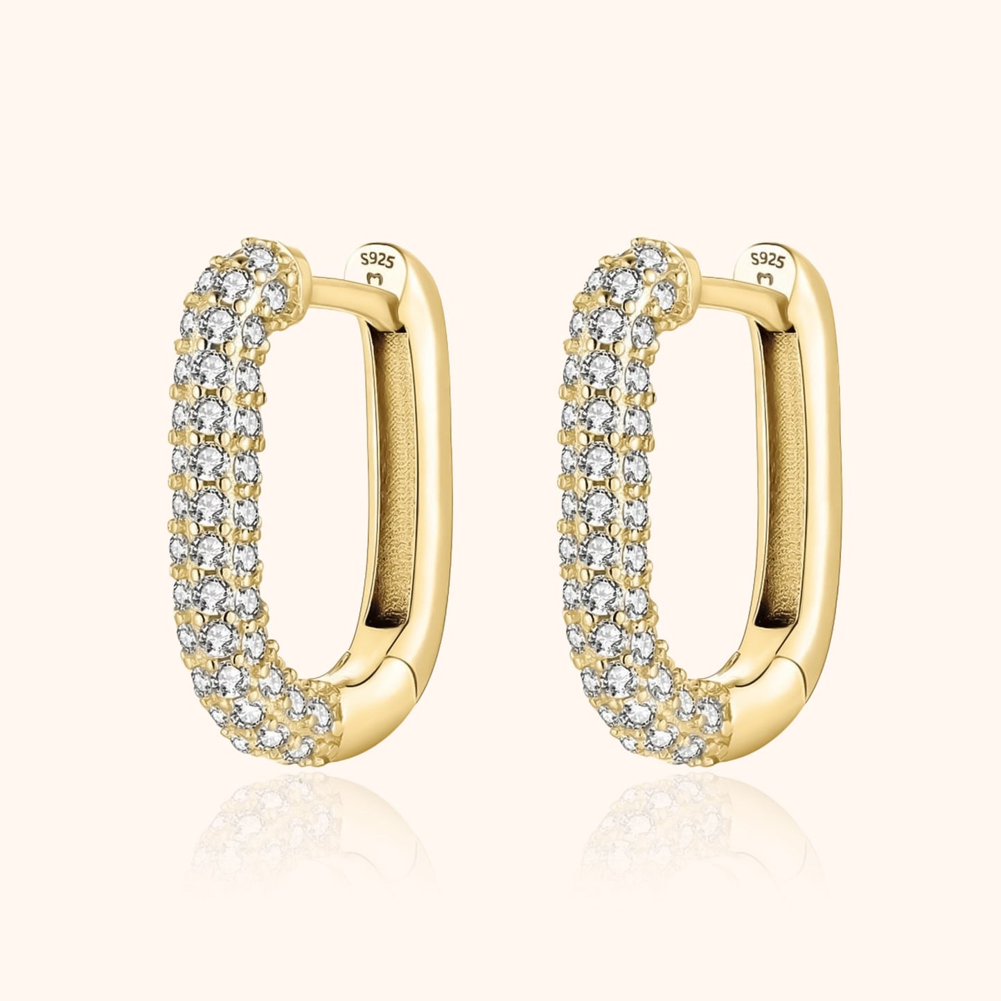 Radiant Earrings - Lucienne-Gold-Nora Luxe