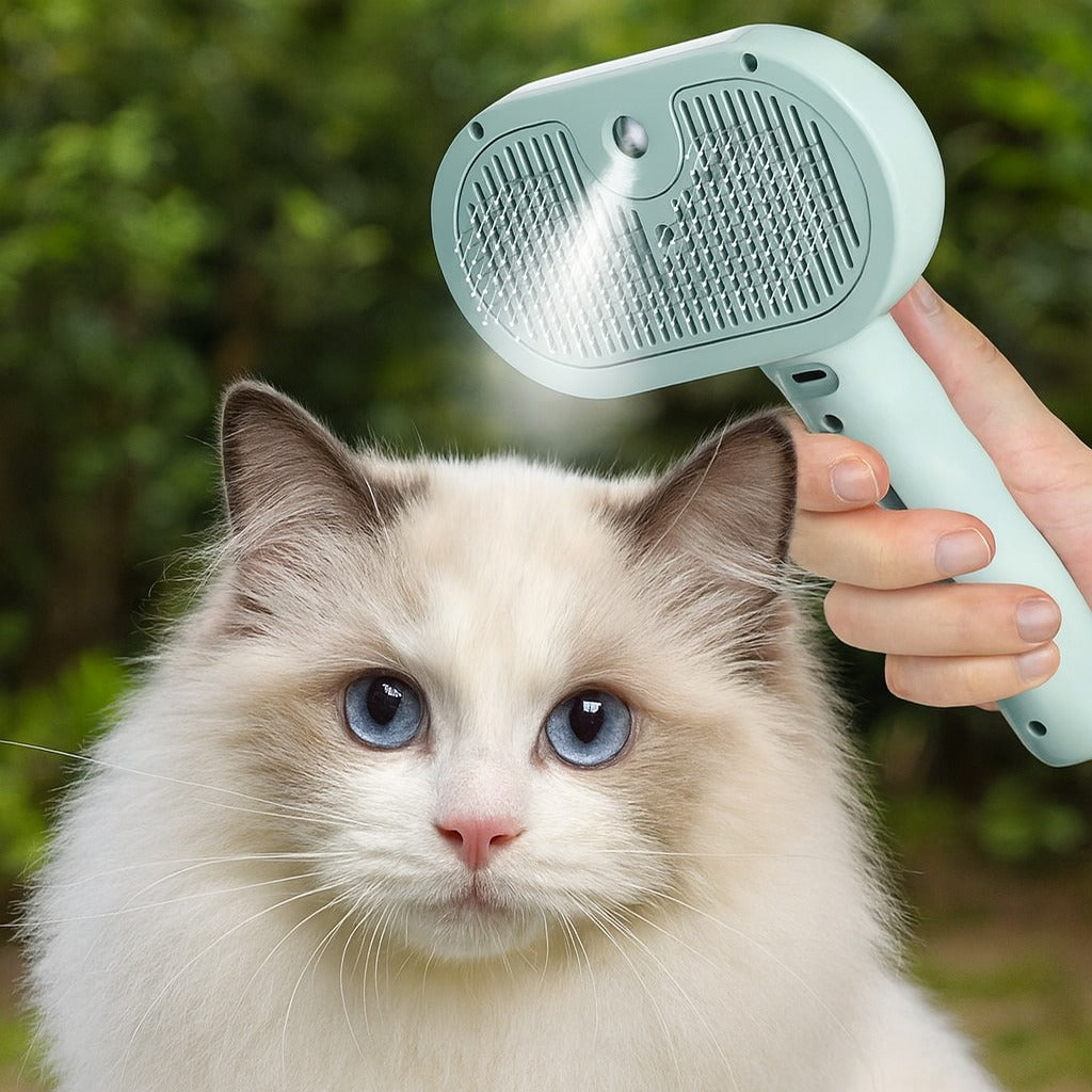 Clean Pet Grooming Spray Brush - Pexav