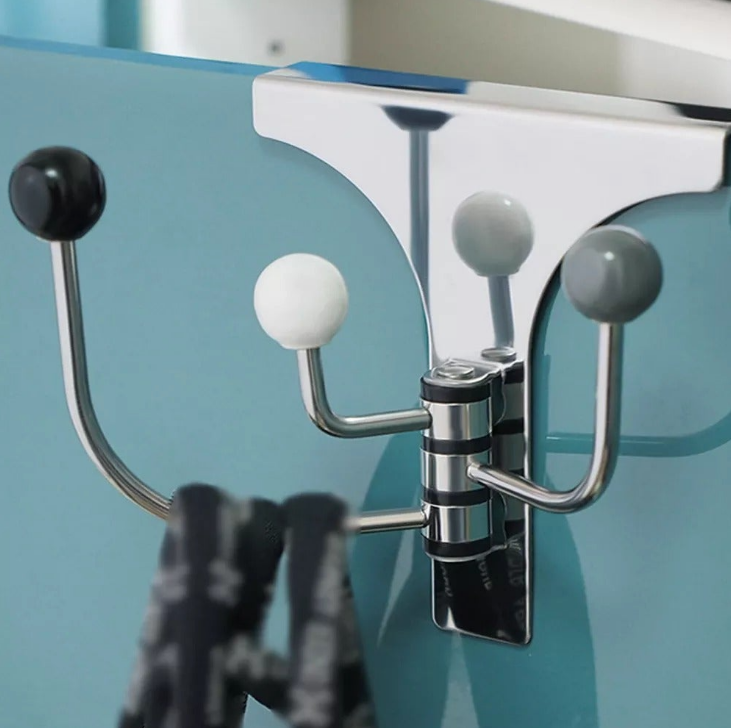 Swiveling Behind Door Storage Hooks - Pexav