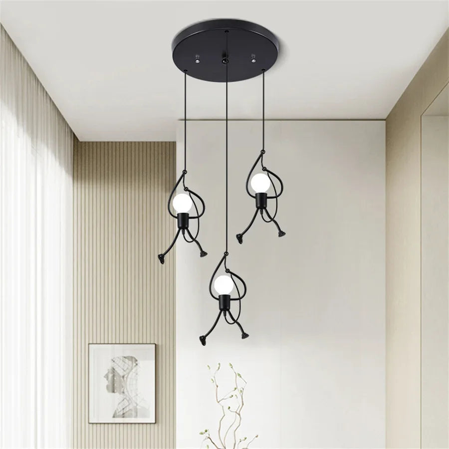 Retro Ceiling Lamp FunPop - PlayGlow-1 Light Bulb-Nora Luxe