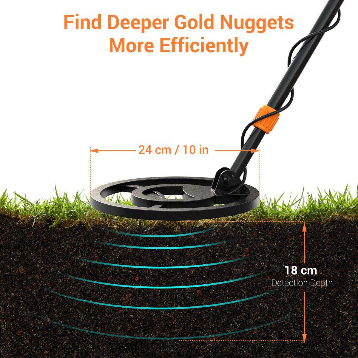 Accurate Handheld Gold Finder Metal Detector