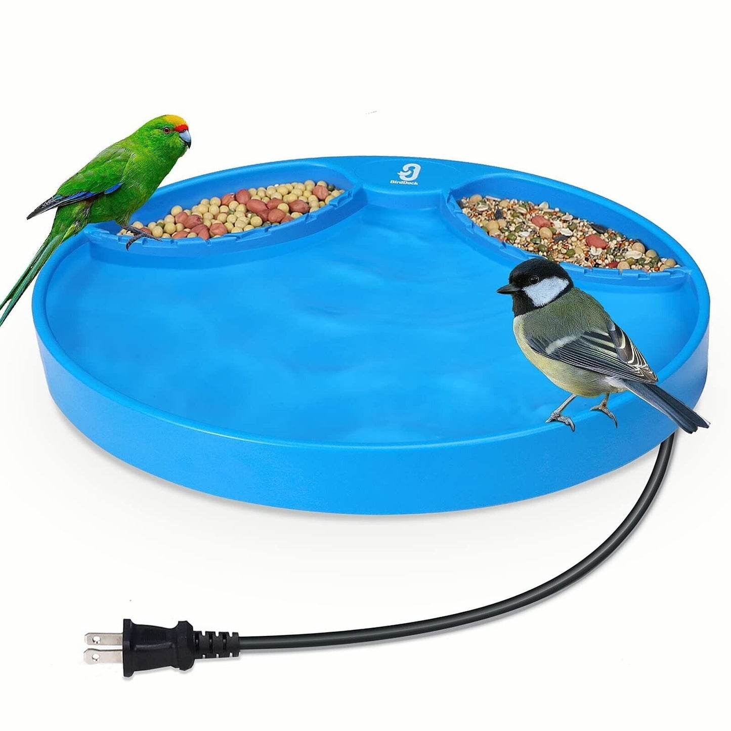 Warm Outdoor Solar Bird Bath for Birds