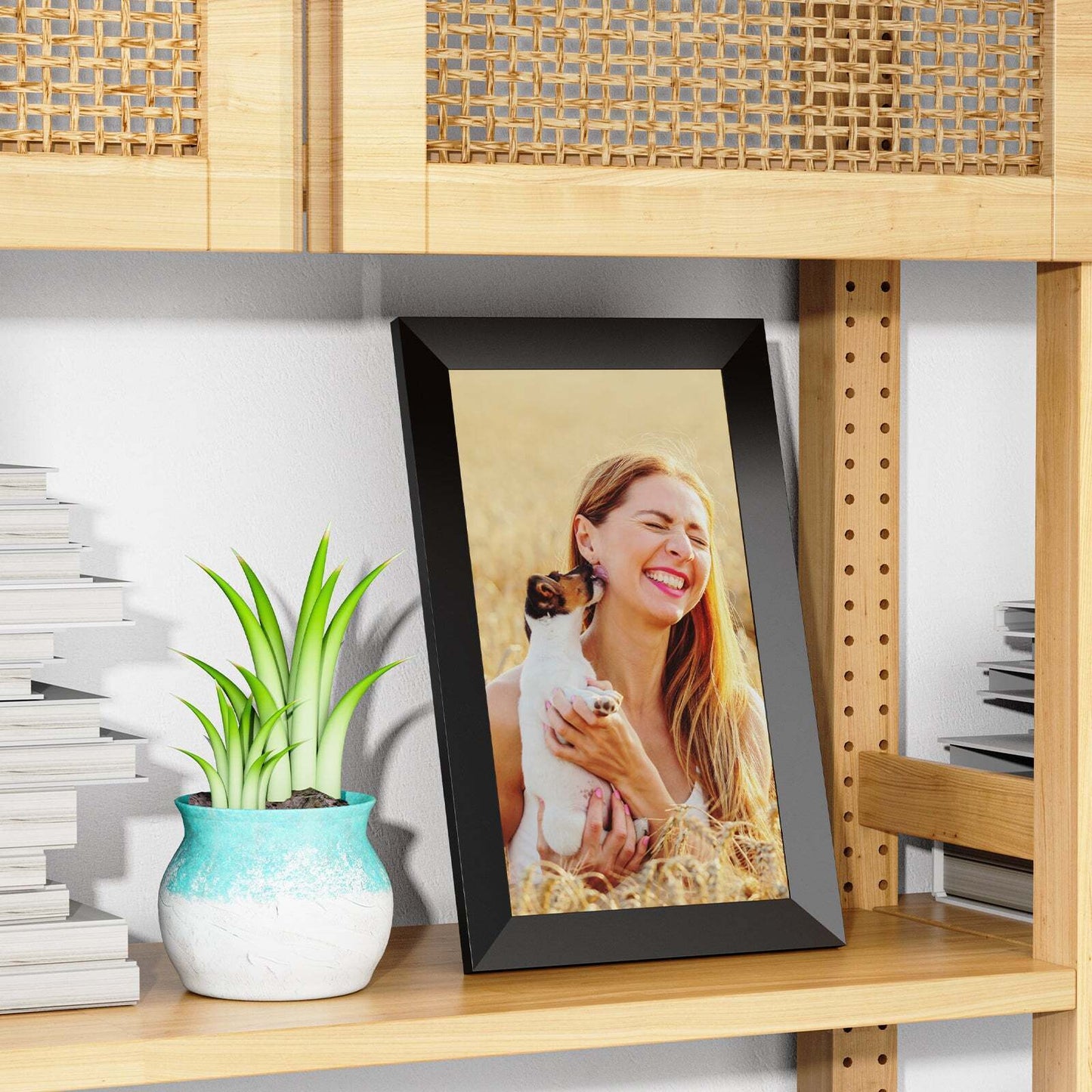 Wireless Digital Photo Frame 10 Inch Touch Screen Display