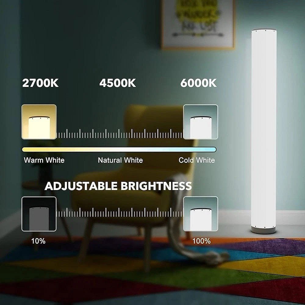 Compact 2 Piece Table Floor Lamps for Home