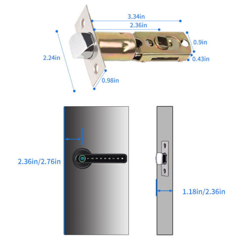 Wireless Fingerprint Door Lock with Remote Access