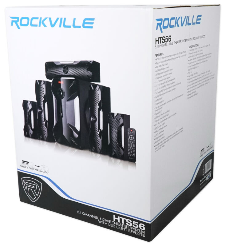 Wireless Home Theater Sound System with Subwoofer