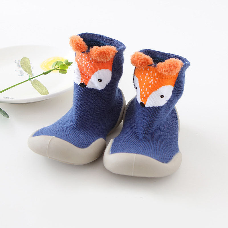 Soft Knitted Toddler Shoes - Anti-Slip Slippers-2-0-6 maanden-Nora Luxe