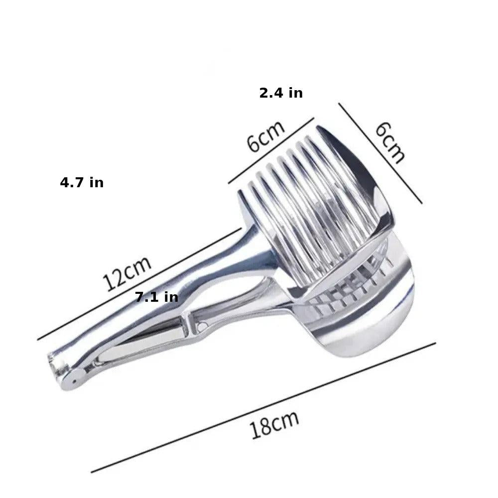 Stainless Steel Fruit and Vegetable Slicer - SliceEase-Nora Luxe