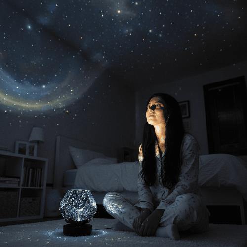 Cosmic Night Sky Projector Lamp
