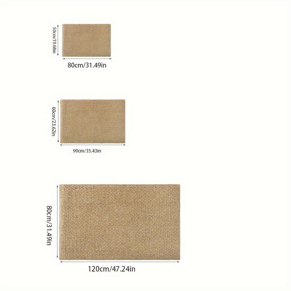 Plush Water Absorbing Door Mat – Soft Non Slip Floor Rug