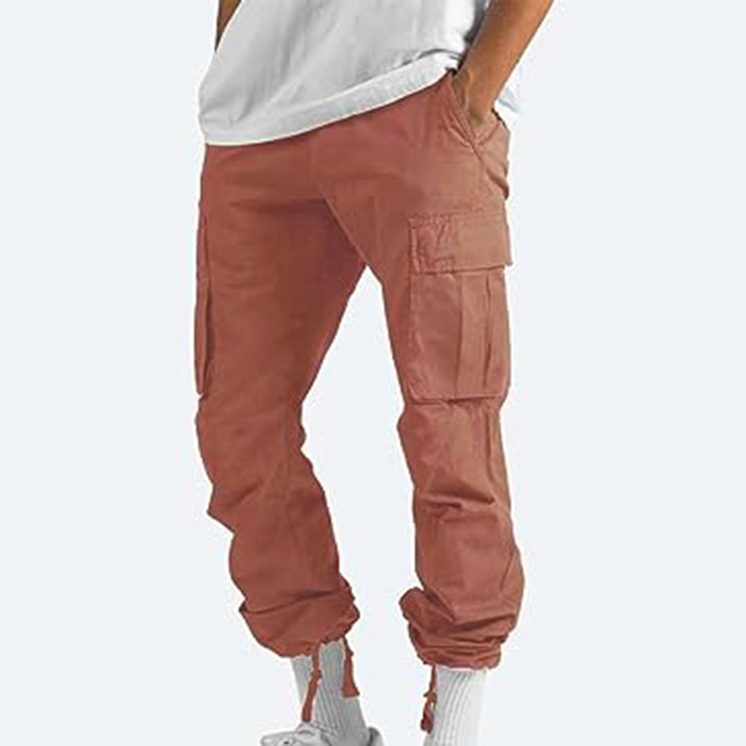 Stylish Men's Cargo Trousers - Mason-Black-S-Nora Luxe