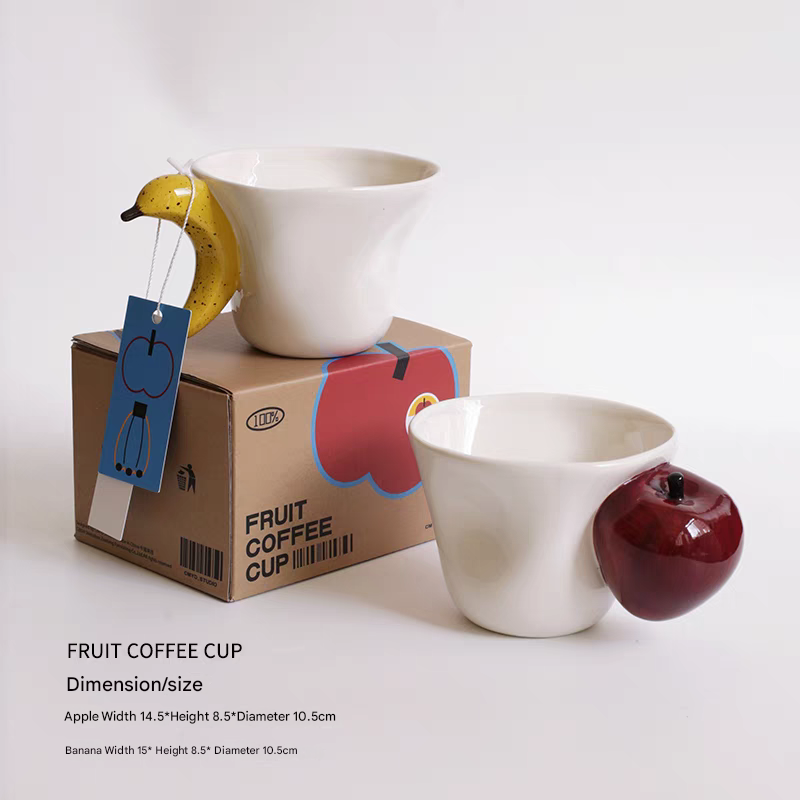 Fun Colorful 3D Grip Coffee Mug