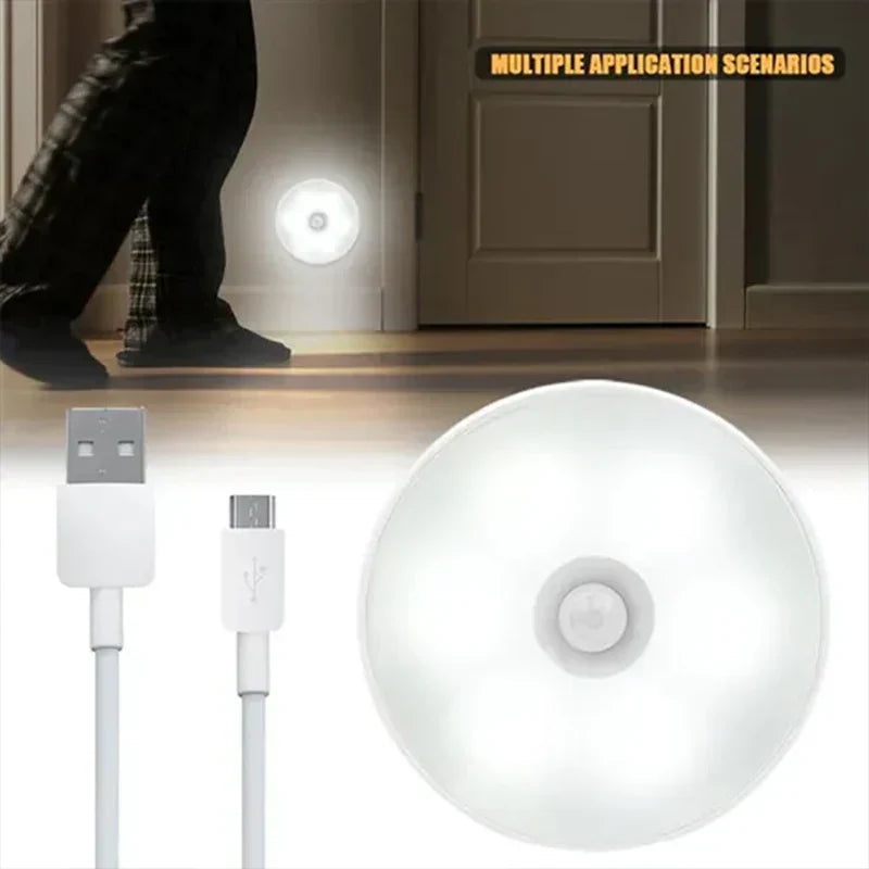Wireless Motion Sensor Night Light - LumiSense-2-White-Nora Luxe
