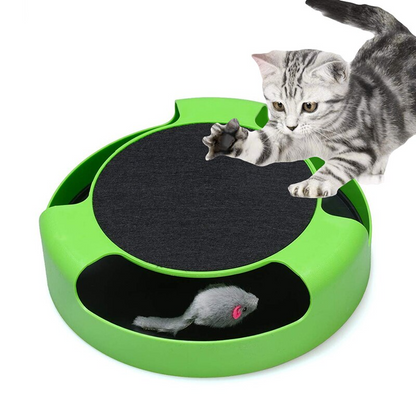 Fun Interactive Pet Mouse Spinner Toy - Pexav