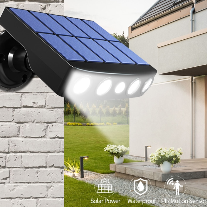 Wireless Solar Powered Security Light - Pexav