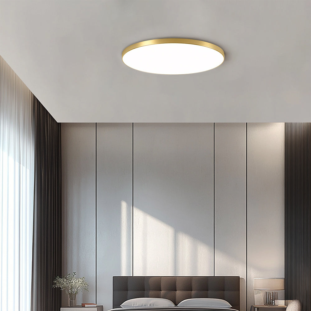 Sleek Circular LED Ceiling Fixtures Flush Mount Light