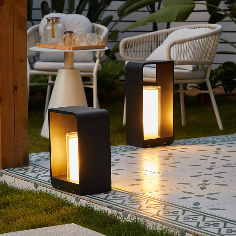 Bright Solar Powered Garden Path Light Fixture