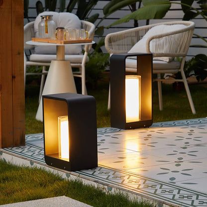 Bright Solar Powered Garden Path Light Fixture