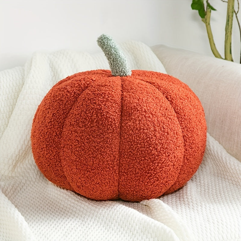 Warm Autumn Pillow - Soft Plush Fall Decor Cushion