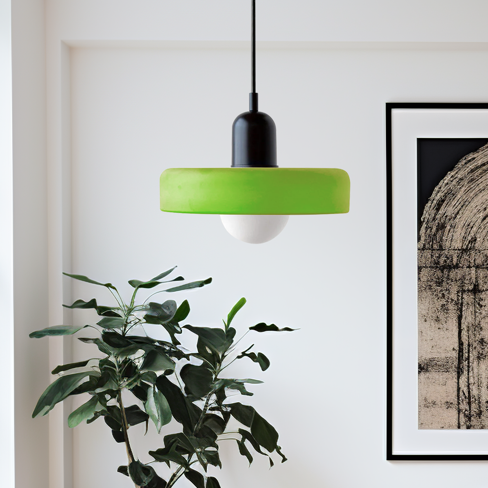 Stylish Glass Pendant Light Colorful Hanging Ceiling Lamp