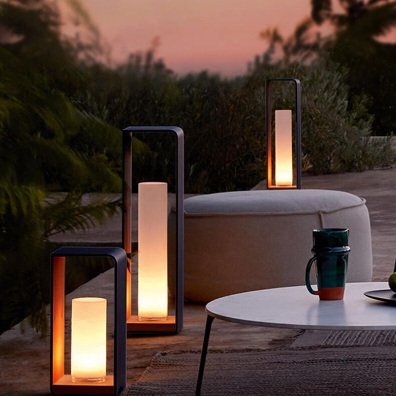 Bright Solar Powered Garden Path Light Fixture