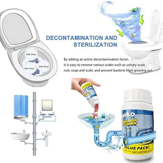 Powerful Kitchen Sink Drain Cleaner