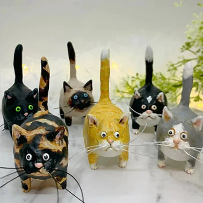 Small Cute Cat Collectible Figurine