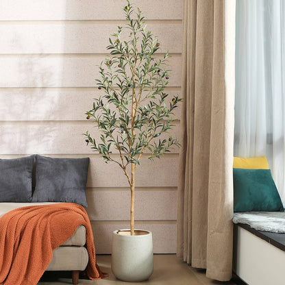 Artificial Green Olive Plant