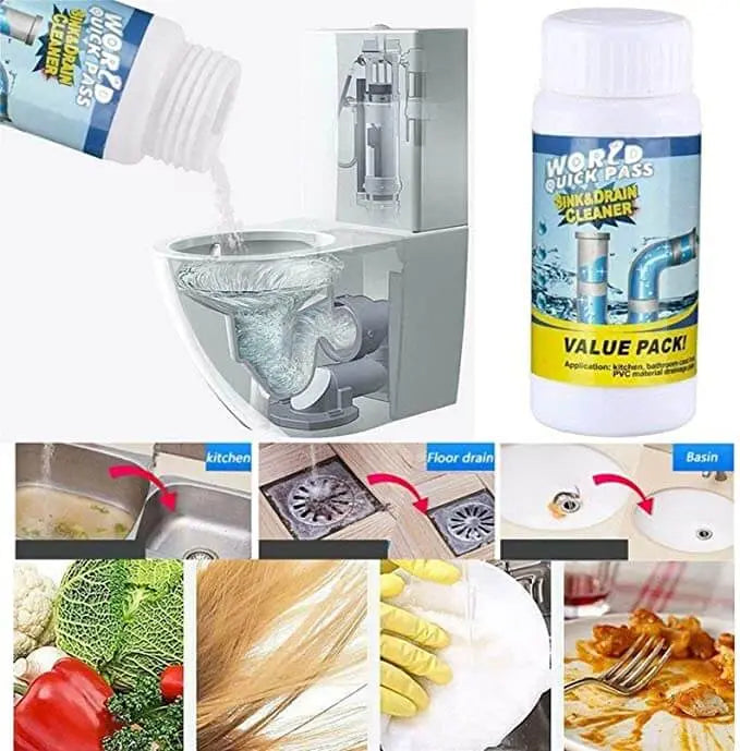 Powerful Kitchen Sink Drain Cleaner