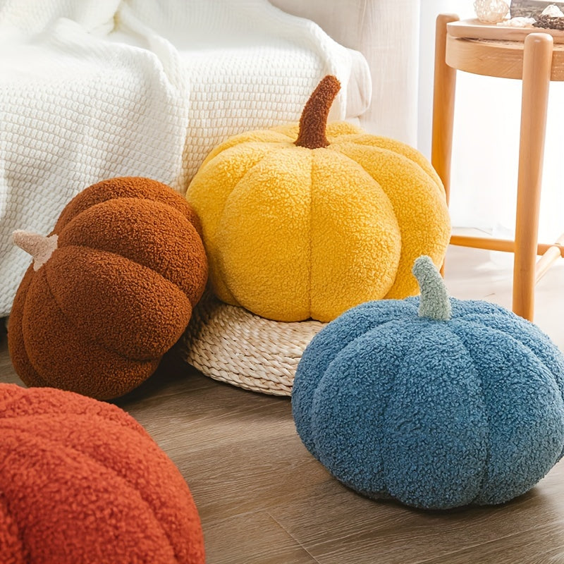 Warm Autumn Pillow - Soft Plush Fall Decor Cushion