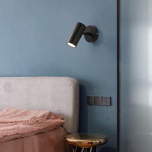 Simple Chrome Wall Light – Contemporary 1-Light Reading Lamp - Pexav