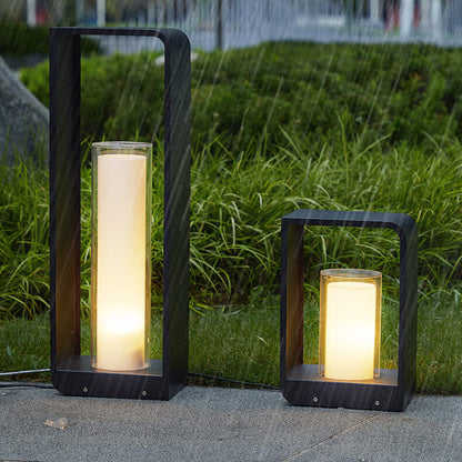 Bright Solar Powered Garden Path Light Fixture