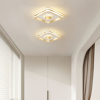 Modern Chic Crystal Ceiling Light