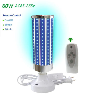 Sanitary UV LED Light Bulb with Remote 99% Bacteria Killer