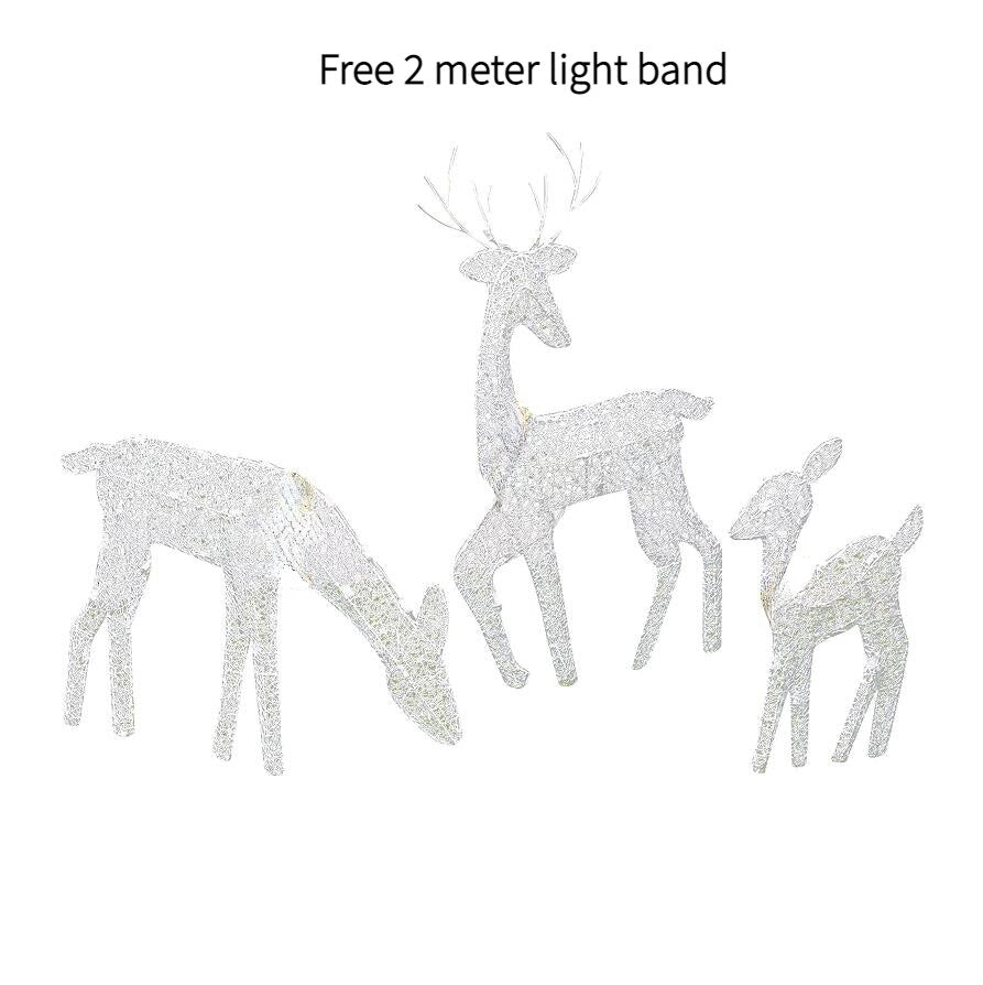 Bright Christmas Reindeer Yard Decoration